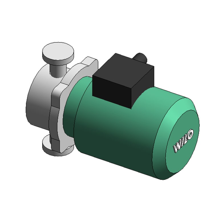 Модель насоса. Wilo VEROLINE. Модель насосного оборудования. BIM модель насоса. Wilo переносной кран.